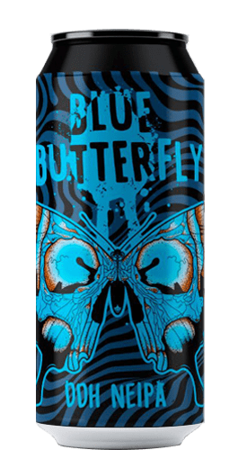 Cerveza La Grúa Blue Butterfly DDH NEIPA